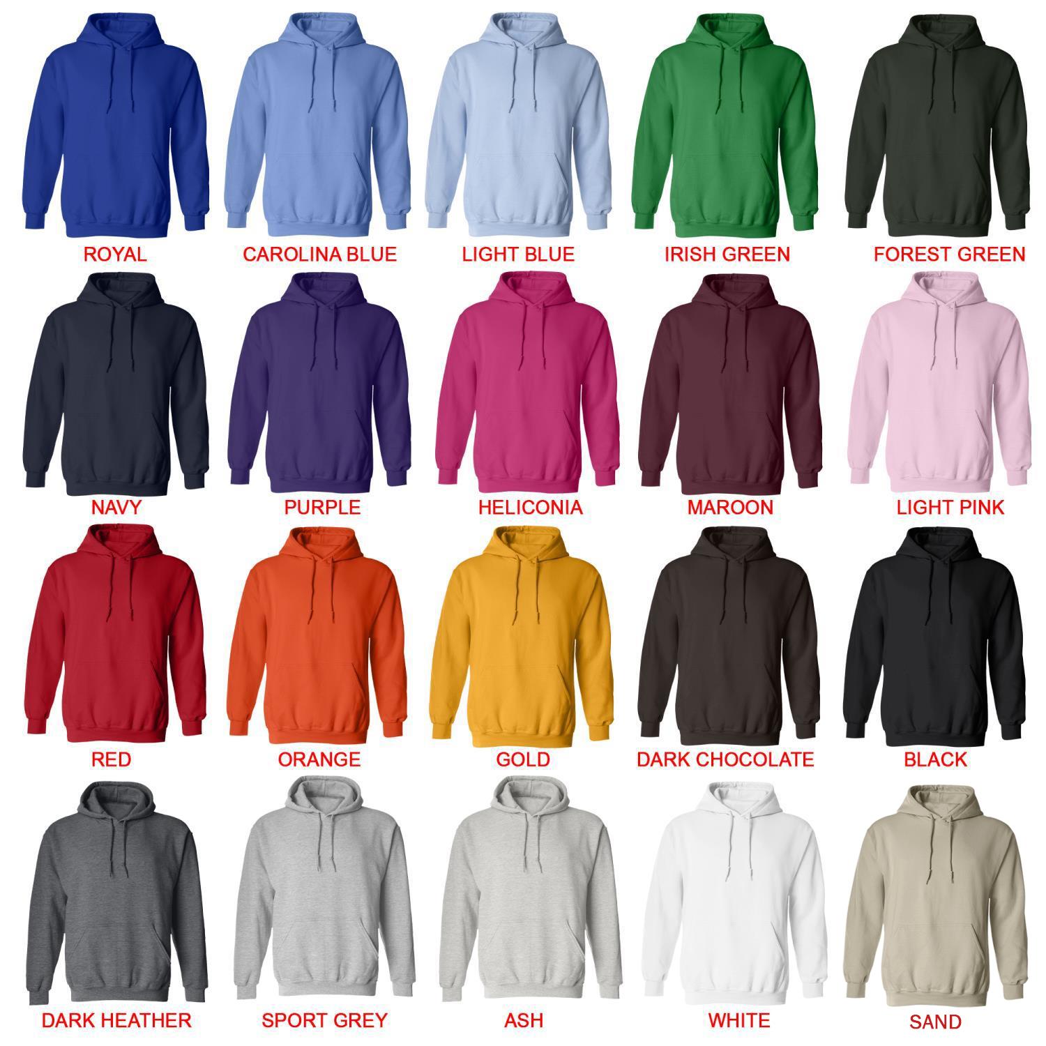 hoodie color chart - Toriko Store