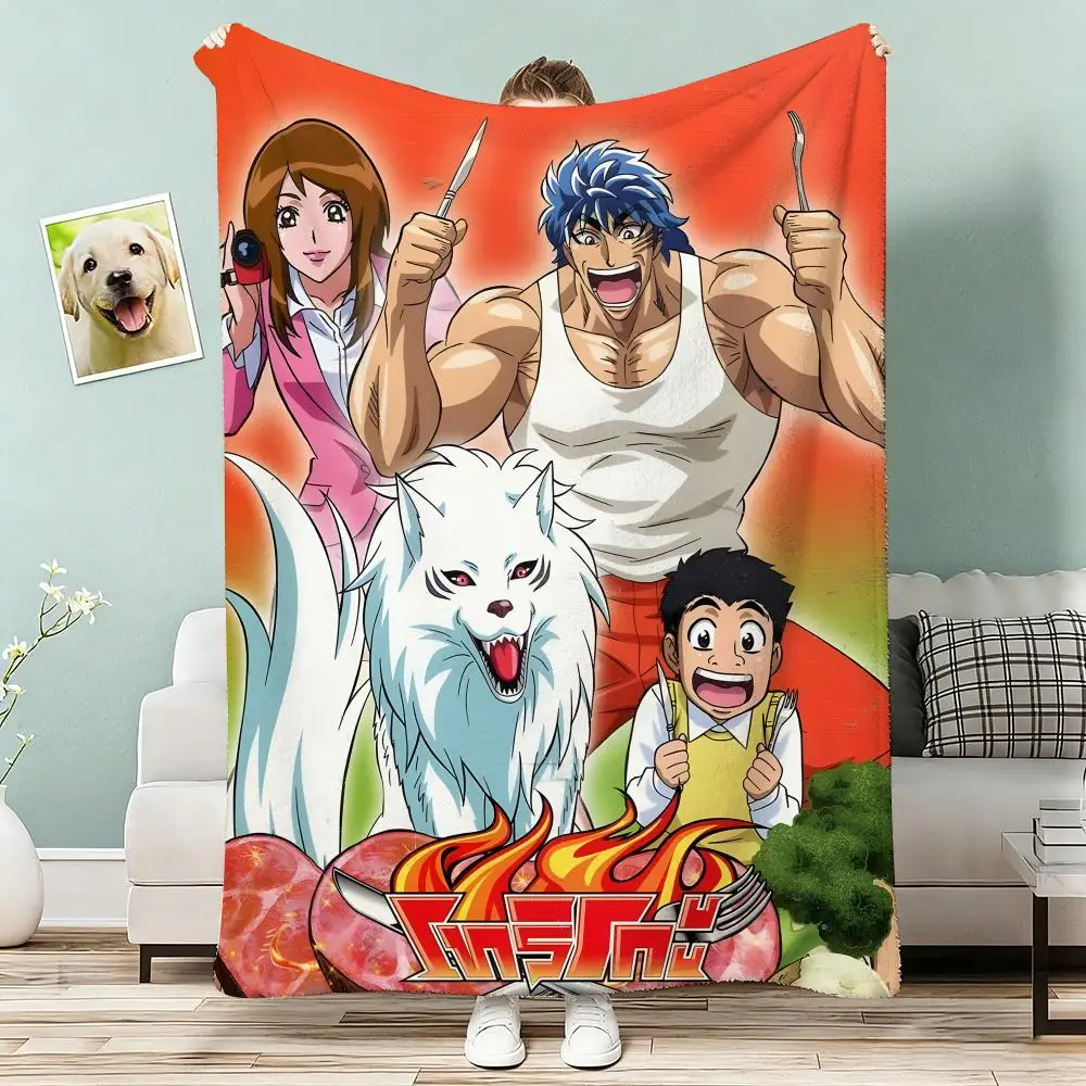 Toriko Komatsu & Toriko Flannel Throw Blanket