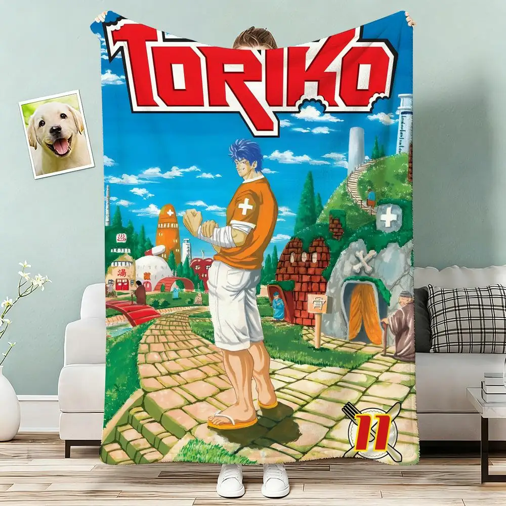 Hot Design Toriko Flannel Throw Blanket