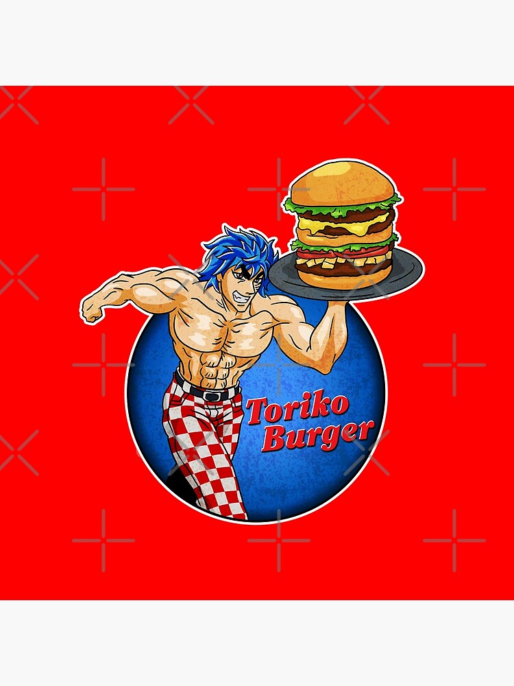 Best Toriko Burger Throw Pillow - Image 2