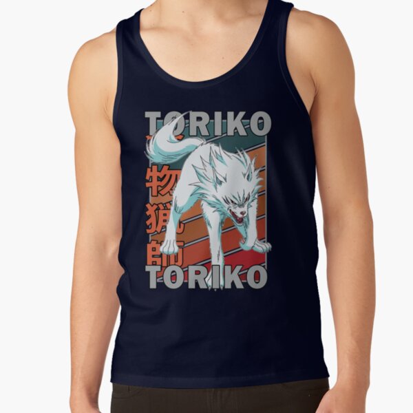 Terry Cloth Toriko Retro Design Tank Top - Image 5