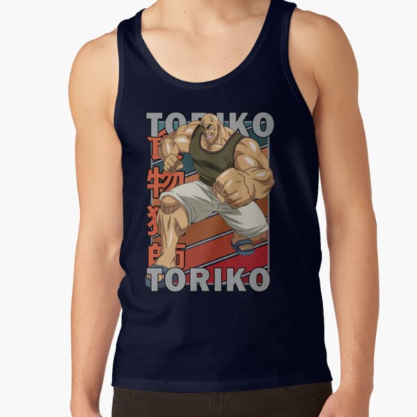 Mansam Toriko Retro Stripe Design Tank Top - Image 5