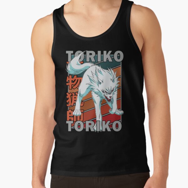 Terry Cloth Toriko Retro Design Tank Top