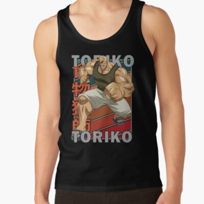Mansam Toriko Retro Stripe Design Tank Top