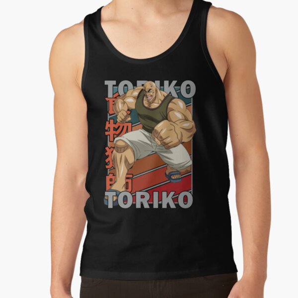 Mansam Toriko Retro Stripe Design Tank Top