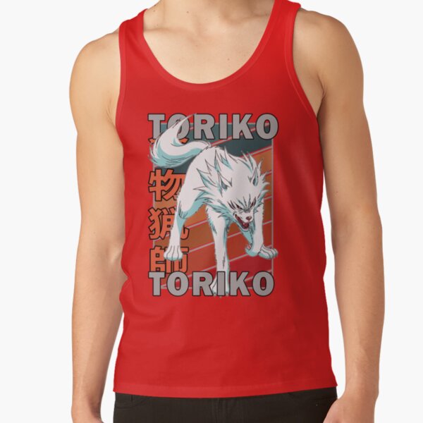 Terry Cloth Toriko Retro Design Tank Top - Image 4