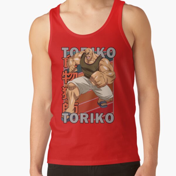 Mansam Toriko Retro Stripe Design Tank Top - Image 4