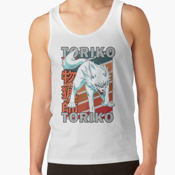 Terry Cloth Toriko Retro Design Tank Top - Image 2