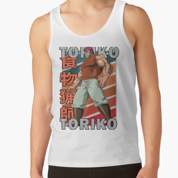 Zebra Toriko Anime Retro Color Stripe Tank Top - Image 2