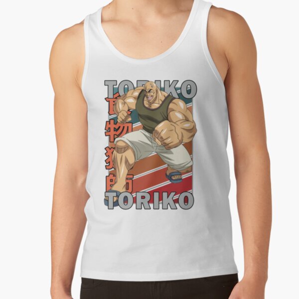 Mansam Toriko Retro Stripe Design Tank Top - Image 2