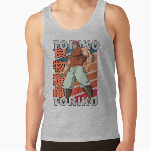 Zebra Toriko Retro Stripe Design Tank Top - Image 3