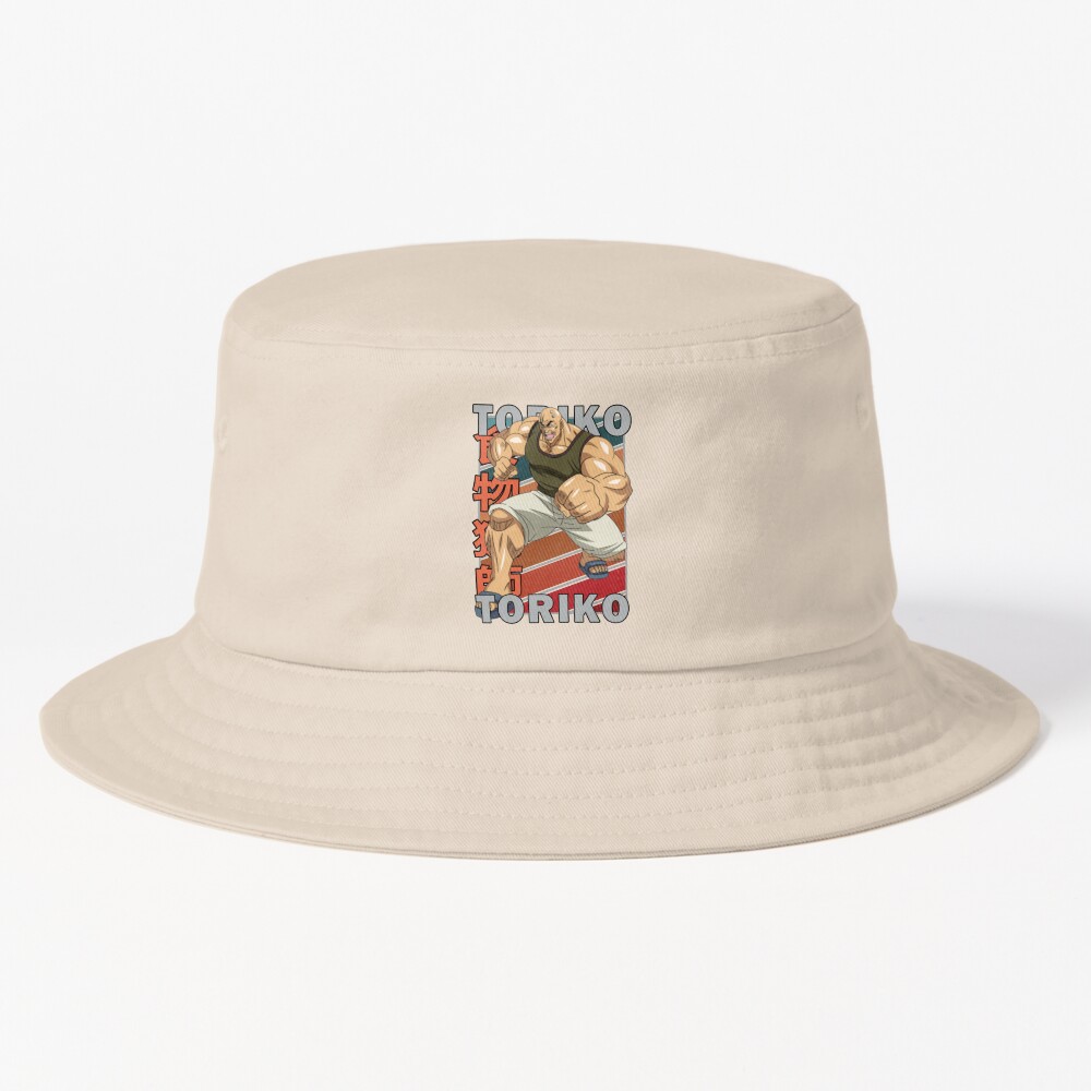 Mansam Toriko Retro Stripe Design Bucket Hat