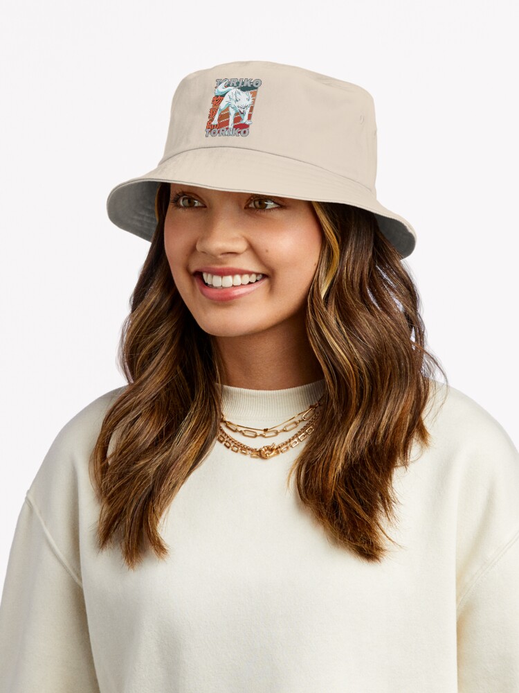 Terry Cloth Toriko Retro Stripe Design Bucket Hat - Image 2