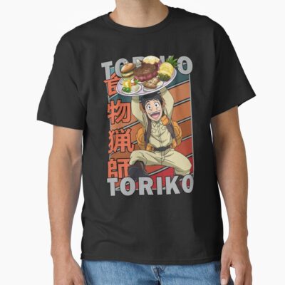 Komatsu Toriko Retro Stripe Design T-shirt