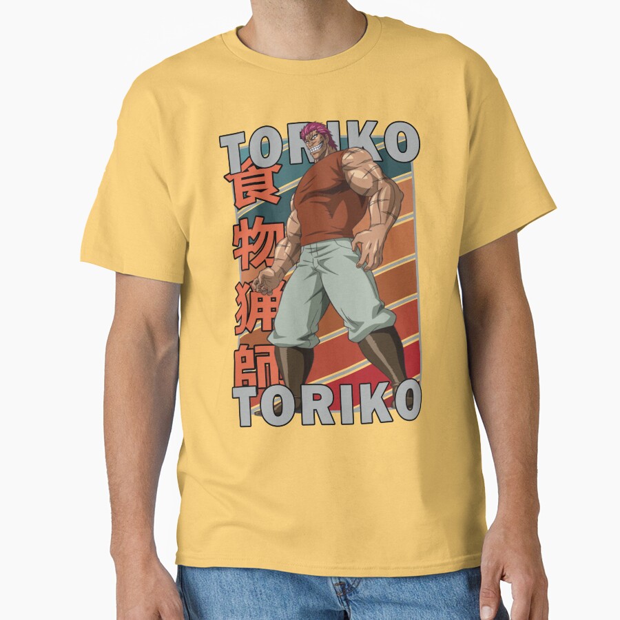 Zebra Toriko Retro Stripe Design T-shirt - Image 6