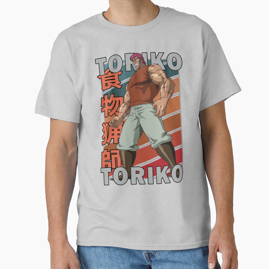 Zebra Toriko Retro Stripe Design T-shirt - Image 3