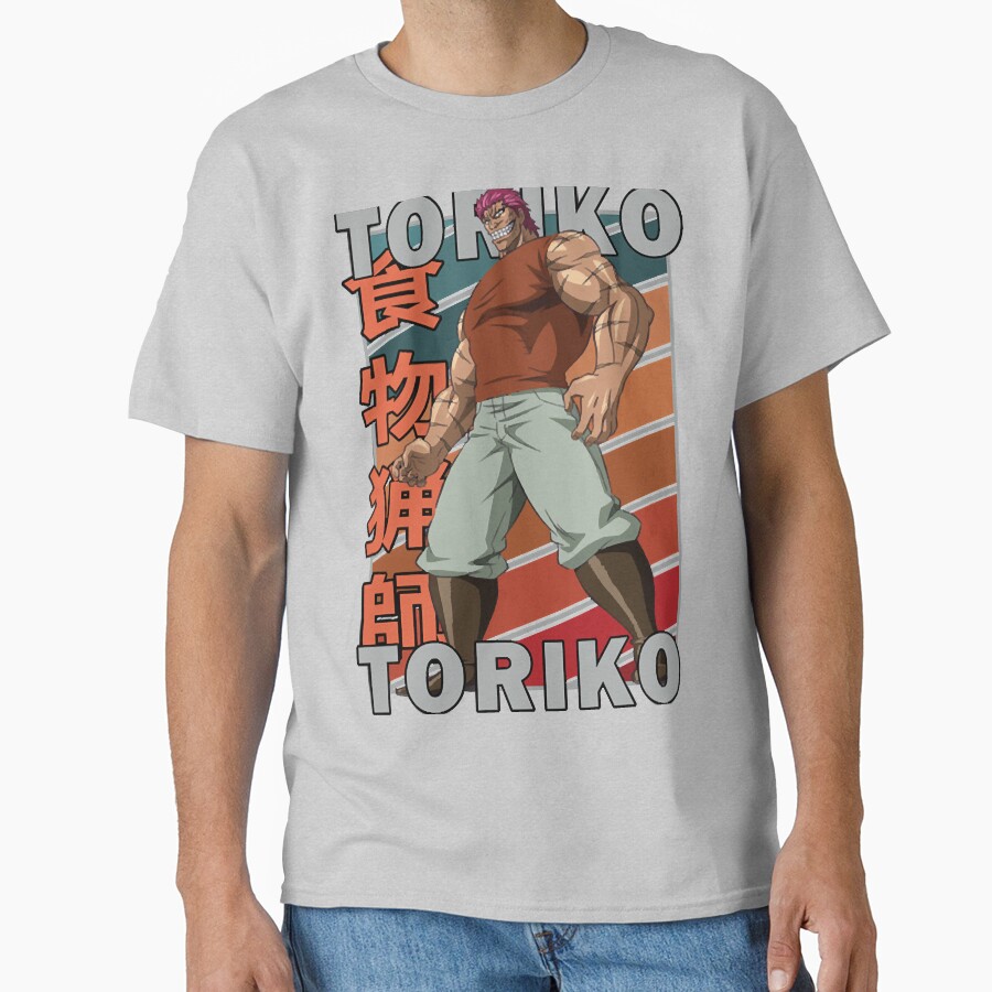 Zebra Toriko Anime Retro Color Stripe T-shirt - Image 3