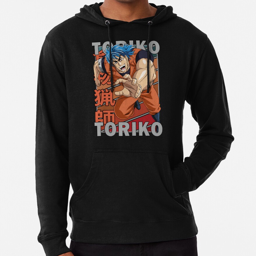 Toriko Retro Color Stripe Design Anime Hoodie