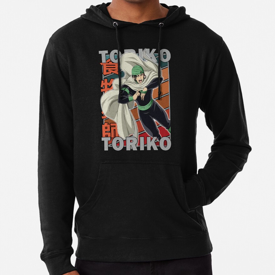 Anime Toriko Coco Retro Stripe Design Hoodie
