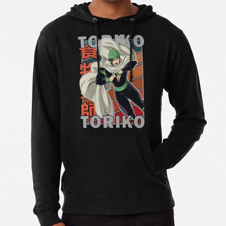 Coco Toriko Toriko Suridi Kaimaku Cool Anime Retro Color Stripe Hoodie