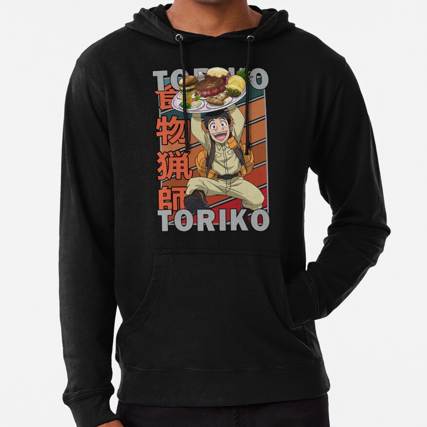 Komatsu Toriko Retro Stripe Design Hoodie