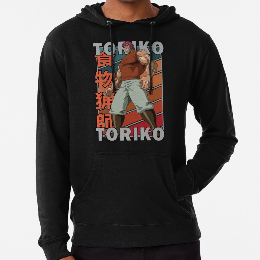 Zebra Toriko Retro Stripe Design Hoodie