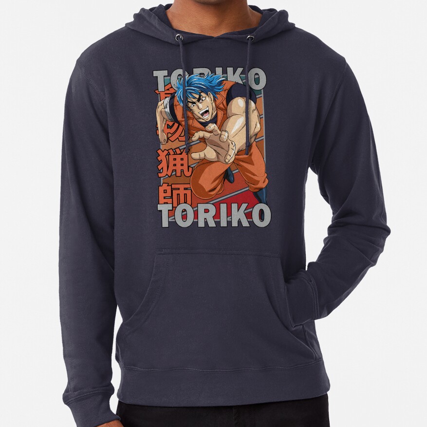 Toriko Retro Color Stripe Design Anime Hoodie - Image 4