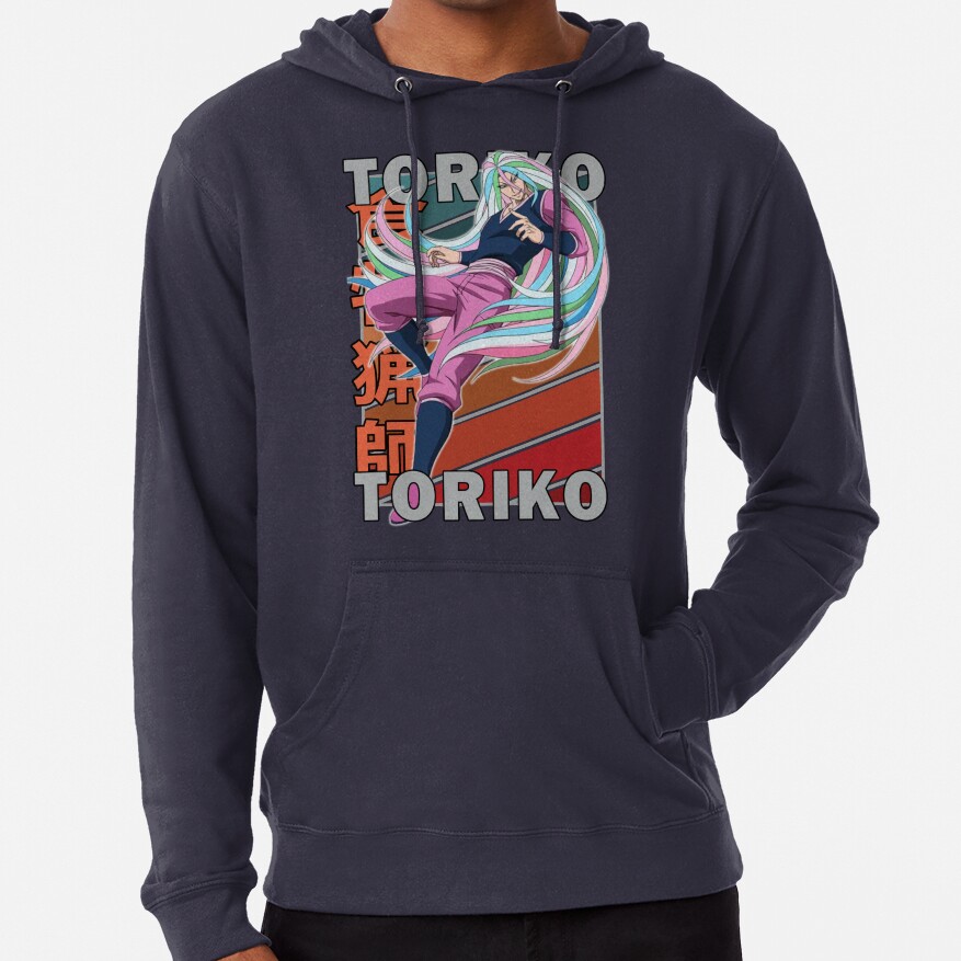 Sunny Toriko Retro Stripe Design Hoodie - Image 2