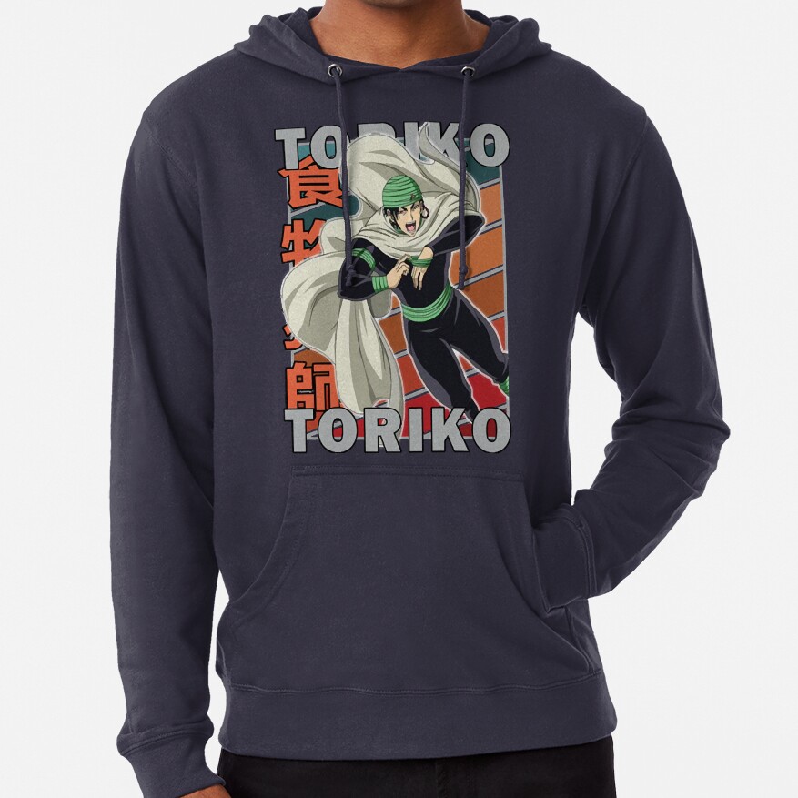 Coco Toriko Toriko Suridi Kaimaku Cool Anime Retro Color Stripe Hoodie - Image 5
