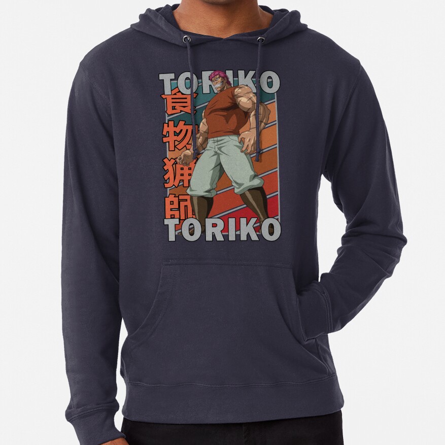 Zebra Toriko Retro Stripe Design Hoodie - Image 4