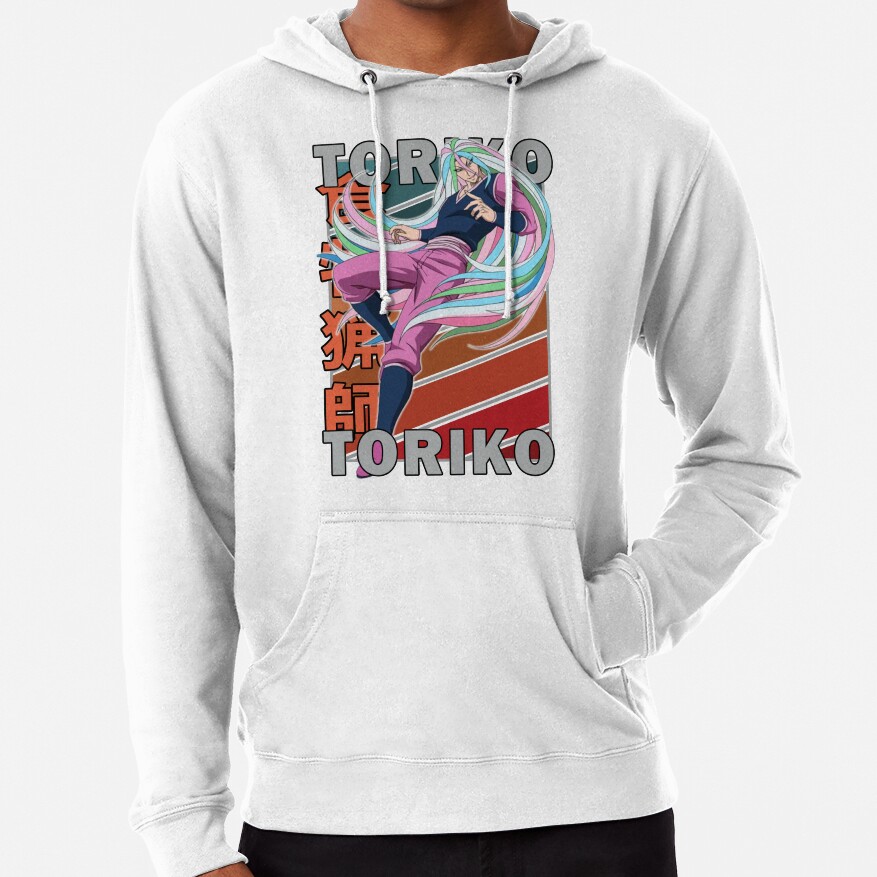 Sunny Toriko Retro Stripe Design Hoodie - Image 3