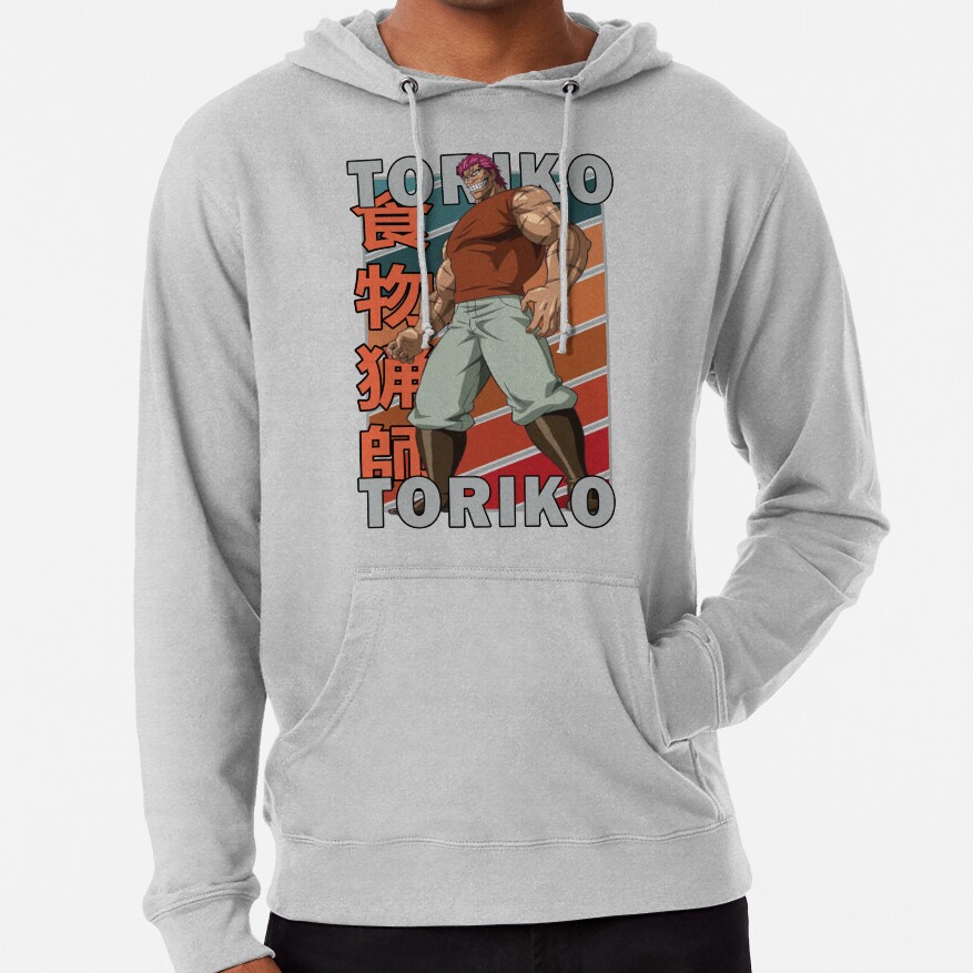 Zebra Toriko Retro Stripe Design Hoodie - Image 2