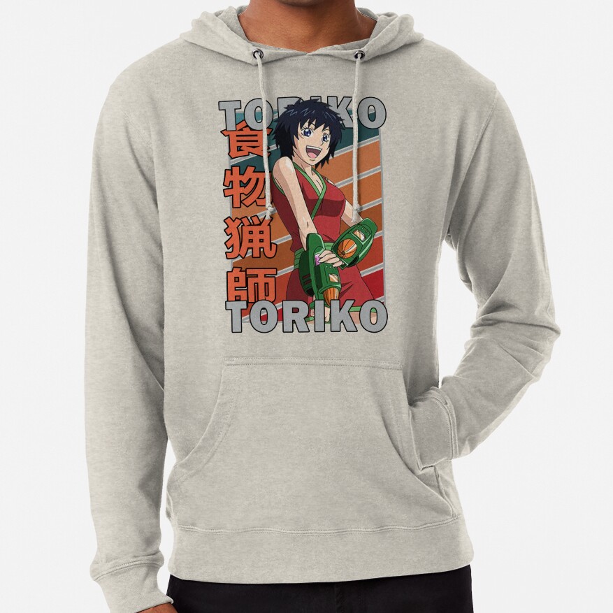 Rin Toriko Retro Stripe Design Hoodie - Image 2