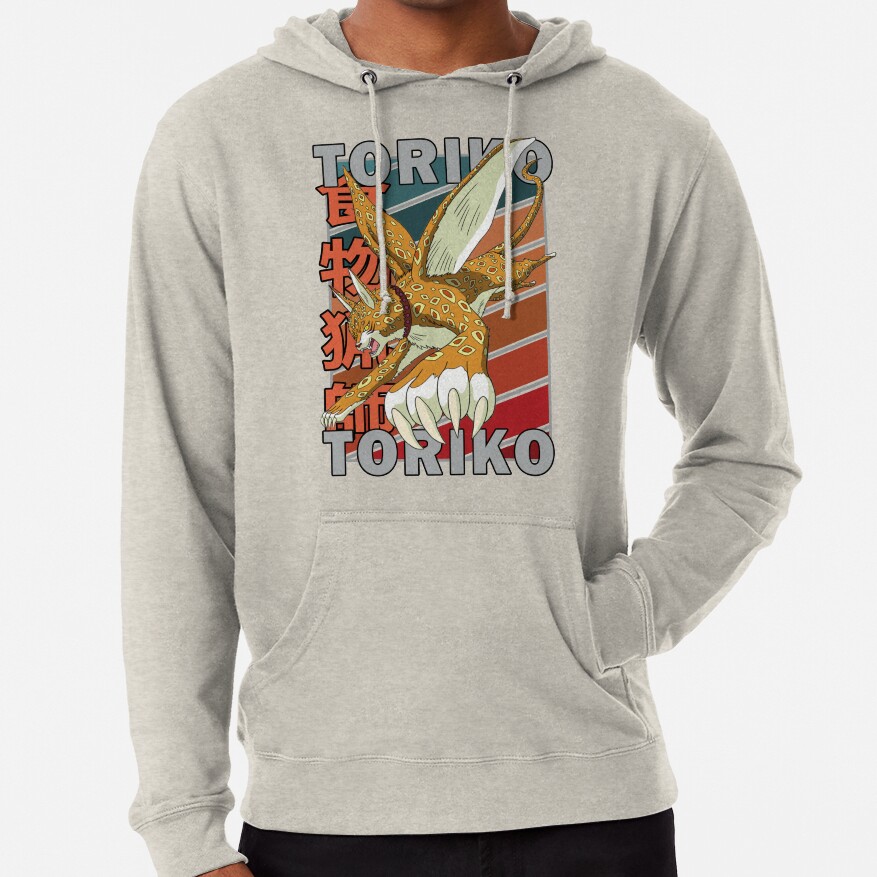 Rikky Toriko Retro Stripe Design Hoodie - Image 4