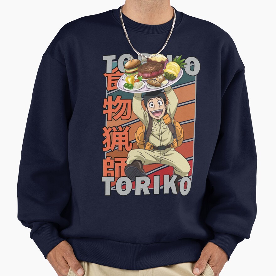 Komatsu Toriko Retro Stripe Design Sweatshirt - Image 5