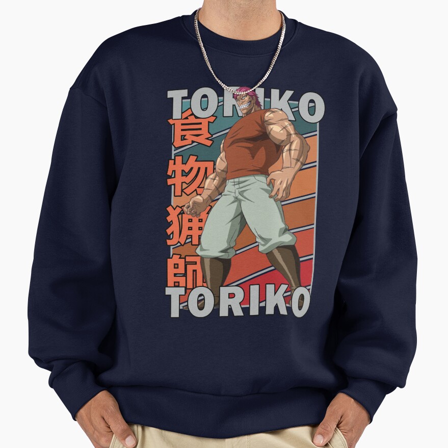 Zebra Toriko Retro Stripe Design Sweatshirt - Image 5
