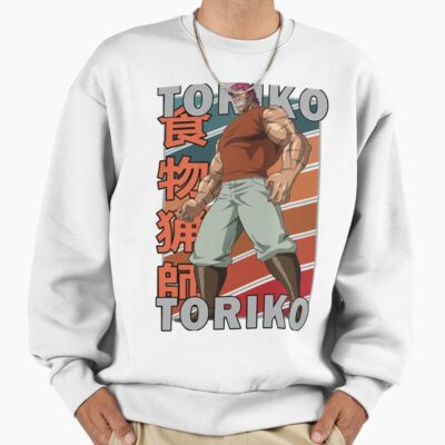 Zebra Toriko Anime Retro Color Stripe Sweatshirt