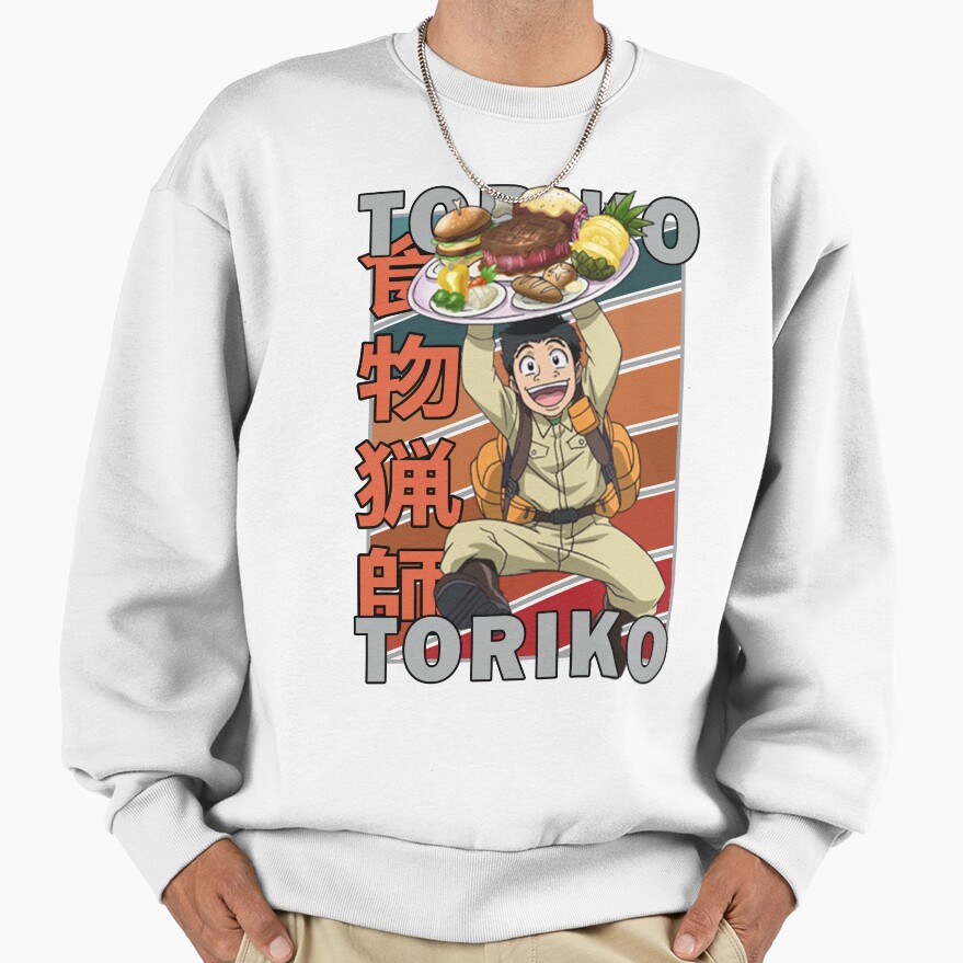 Komatsu Toriko Retro Stripe Design Sweatshirt - Image 2