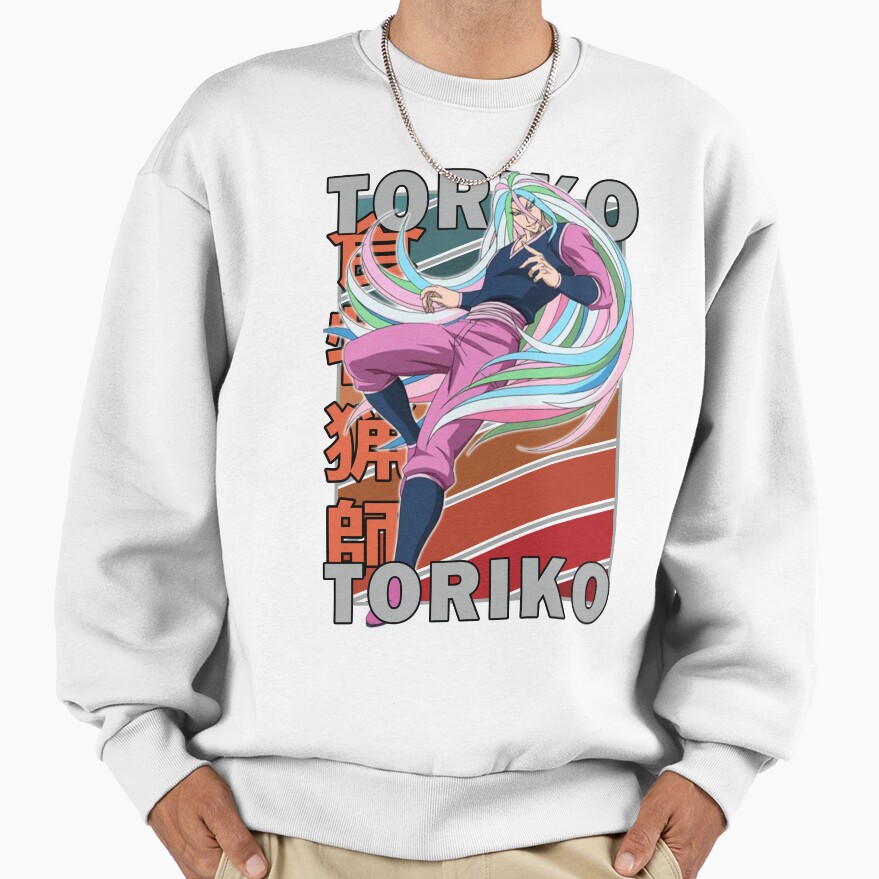 Sunny Toriko Retro Stripe Design Sweatshirt - Image 2