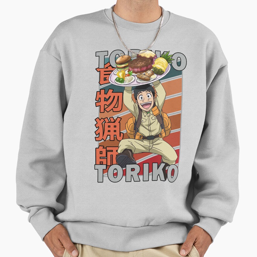 Komatsu Toriko Retro Stripe Design Sweatshirt - Image 4