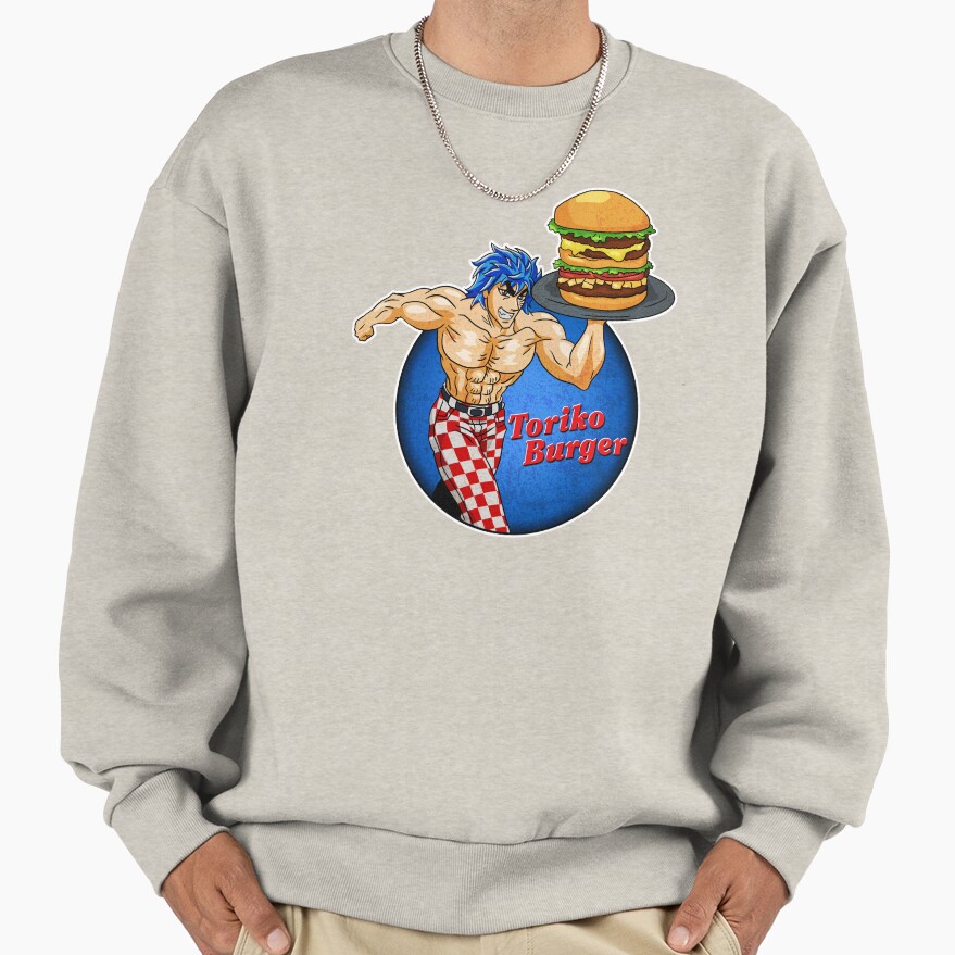 Hot Collection Toriko Burger Sweatshirt - Image 4