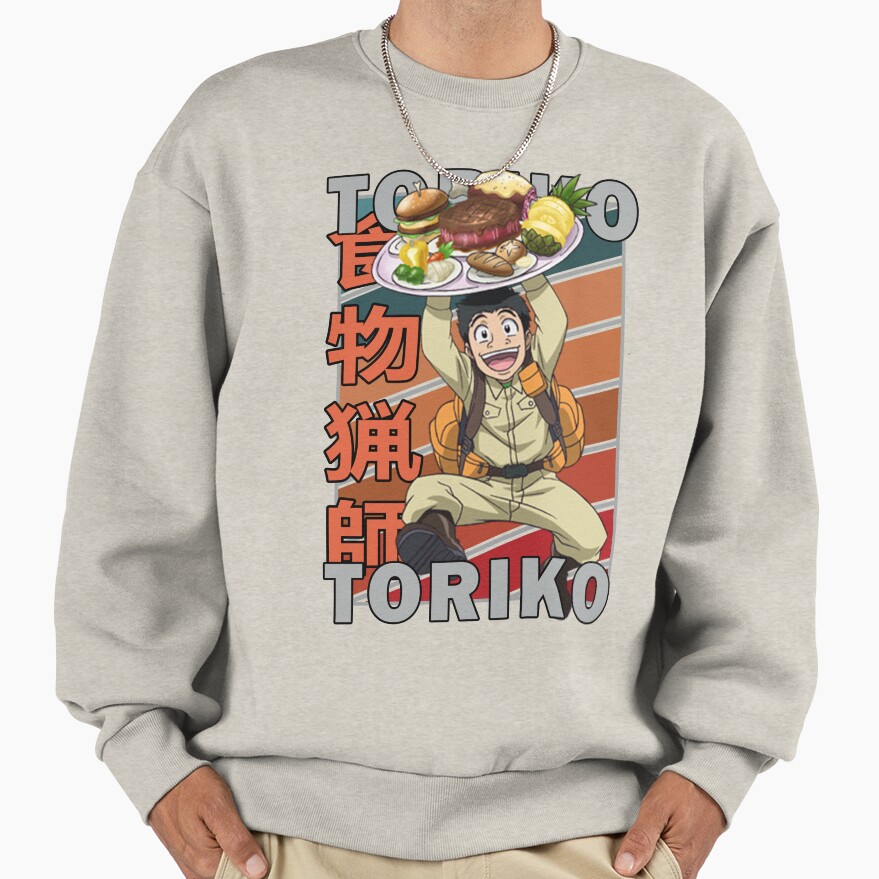 Komatsu Toriko Retro Stripe Design Sweatshirt - Image 3