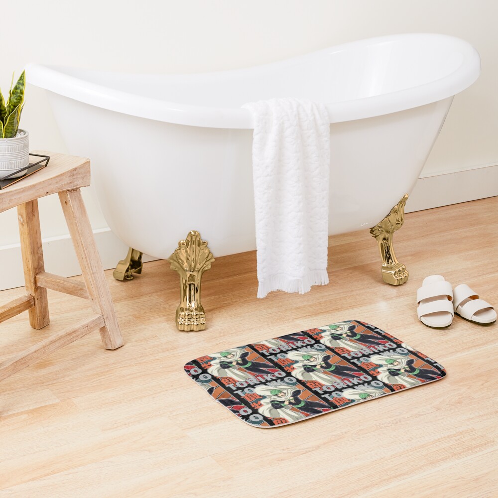 Coco Toriko Retro Stripe Design Bath Mat - Image 2