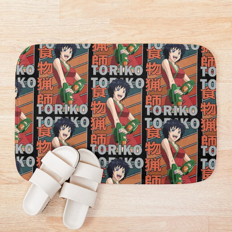 Rin Toriko Retro Stripe Design Bath Mat - Image 3
