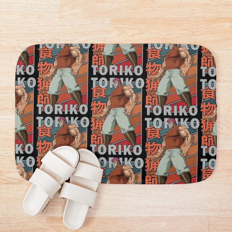 Zebra Toriko Retro Stripe Design Bath Mat - Image 3