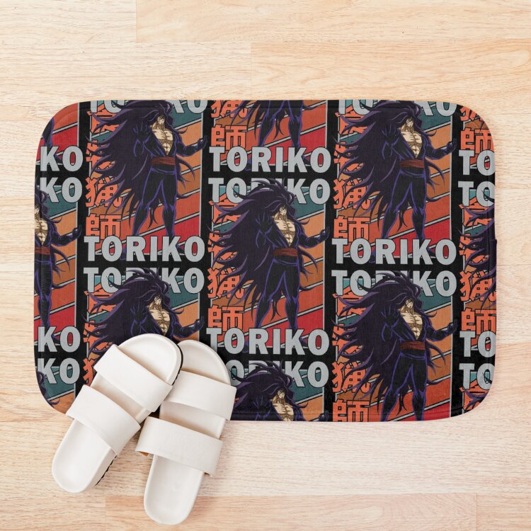 Midora Toriko Retro Stripe Design Bath Mat - Image 3