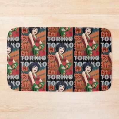 Rin Toriko Retro Stripe Design Bath Mat