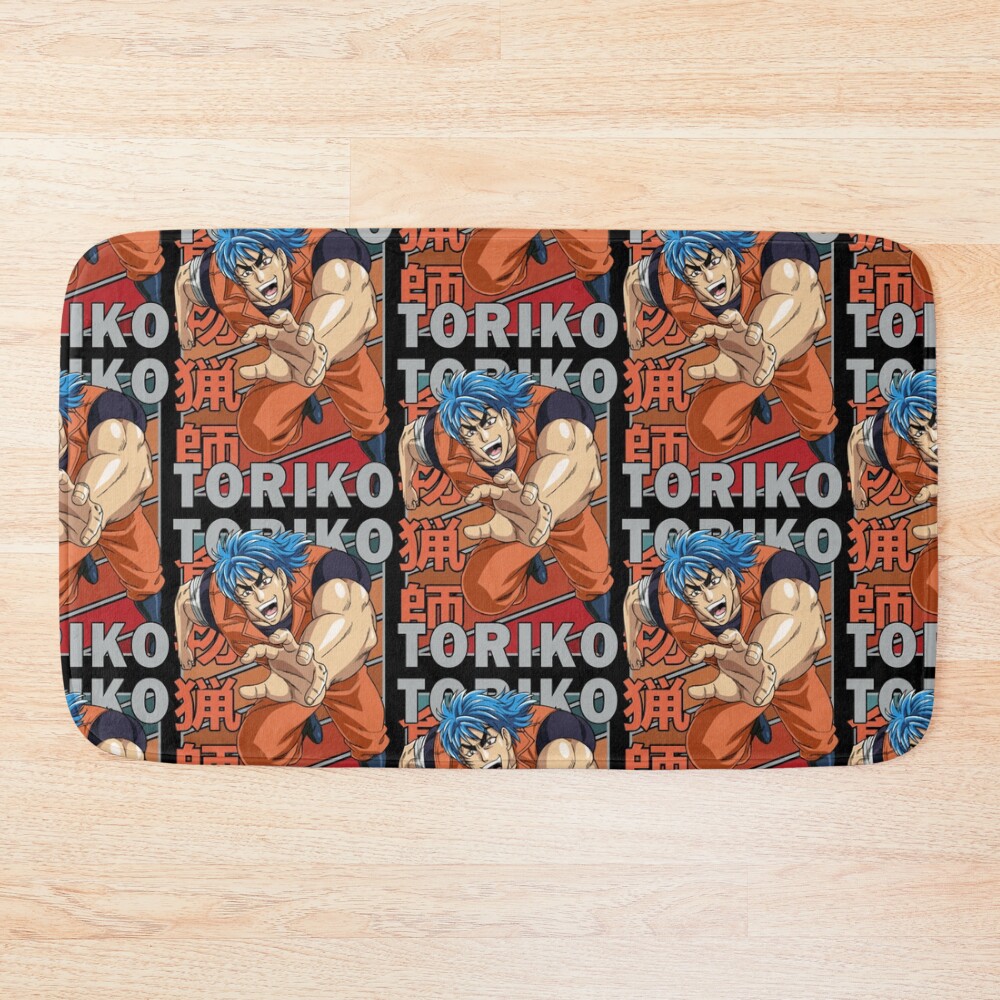Toriko Retro Stripe Design Bath Mat