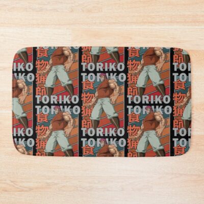 Zebra Toriko Retro Stripe Design Bath Mat