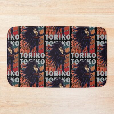 Midora Toriko Retro Stripe Design Bath Mat